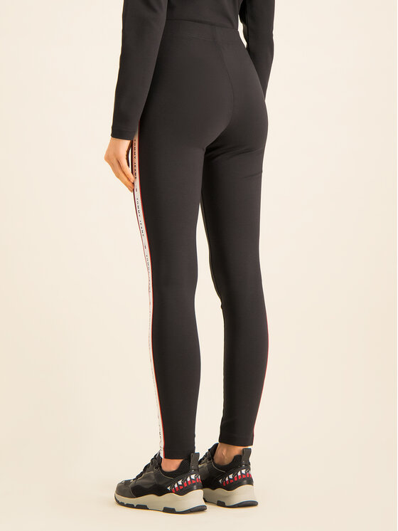 Tommy Jeans Tommy Jeans Клин Tjw Tape Detail DW0DW07698 Черен Slim Fit