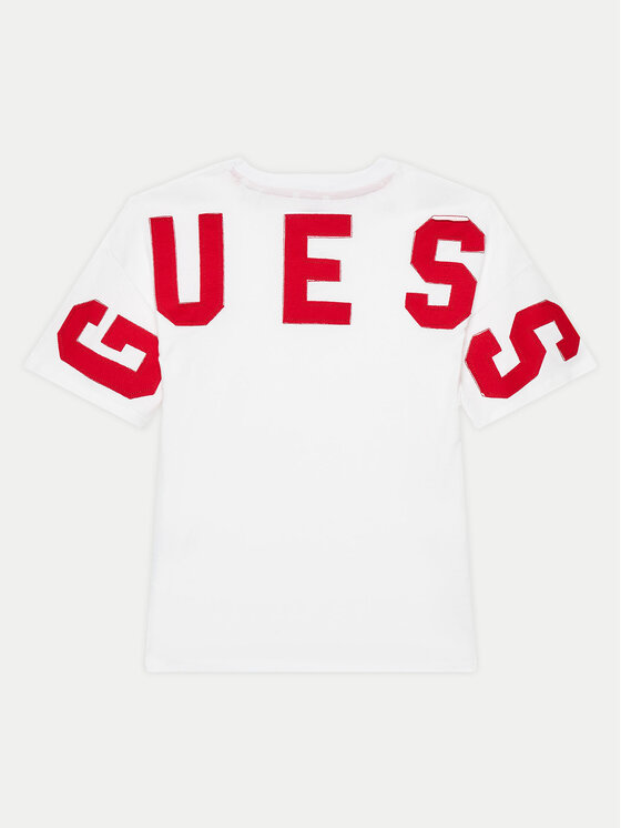 Guess Guess Marškinėliai L4YI08 K8HM4 Balta Oversize