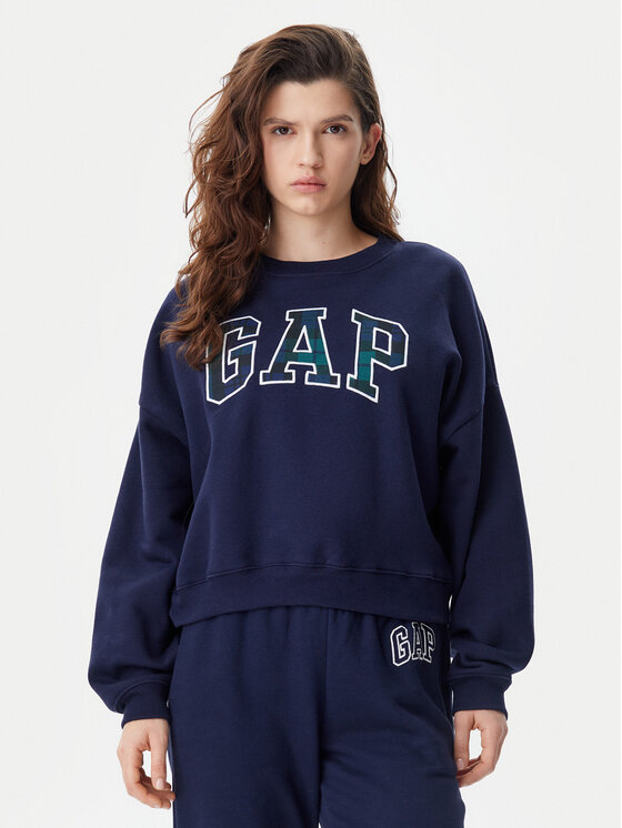 Gap Gap Pulóver 645565-00 Sötétkék Regular Fit