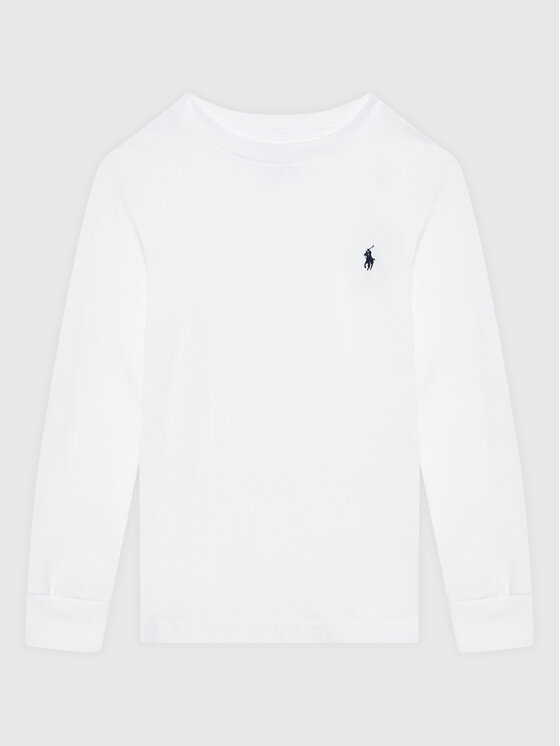 Chłopięca Bluzka Polo Ralph Lauren, Rozmiar 110, Biała, Ls Cn 322843804004