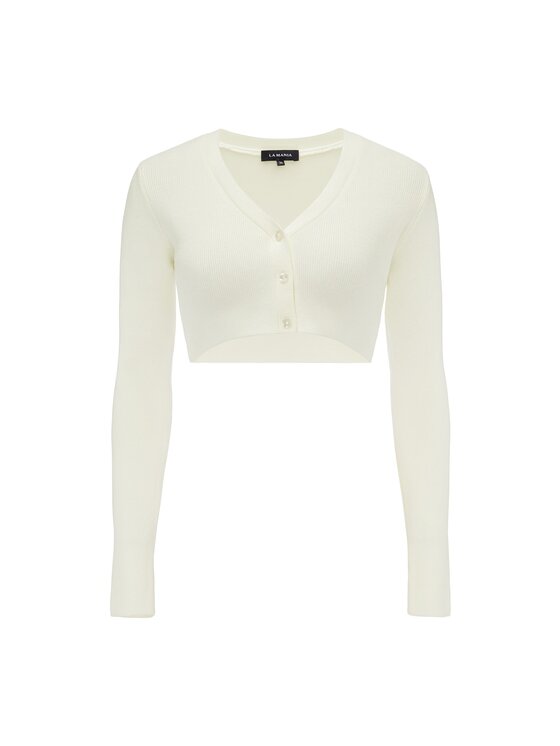 La Mania La Mania Cardigan STORY Écru Active Fit