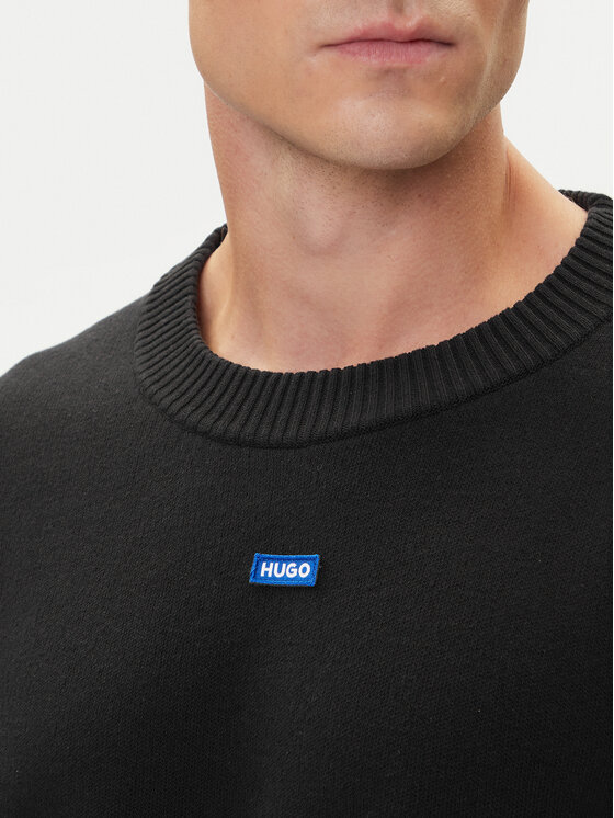 HUGO HUGO Pullover San Carson-CP 50543765 Schwarz Relaxed Fit