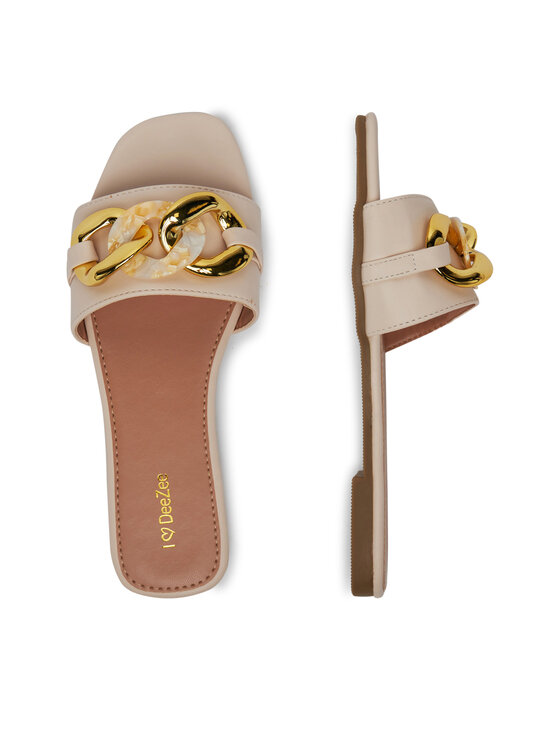 DeeZee DeeZee Ciabatte Q28-2 Beige