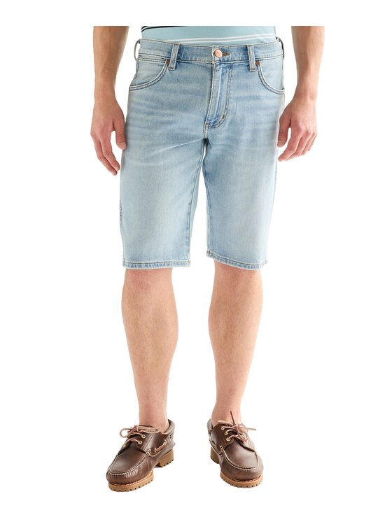 Wrangler Wrangler Szorty jeansowe Colton Short Niebieski Slim Fit