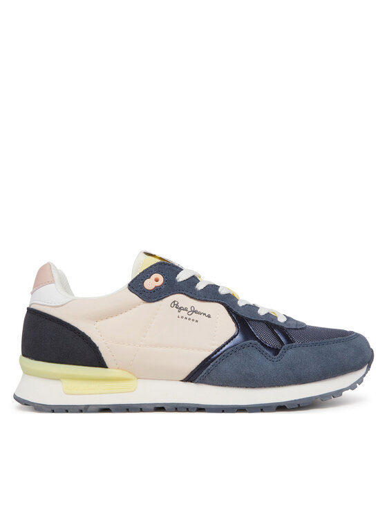 Pepe Jeans Sneakersy Brit Camp W PLS40038 Tmavomodrá