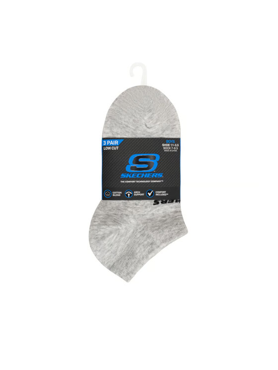 Skechers Skechers Skarpety krótkie S601877-GRY Szary
