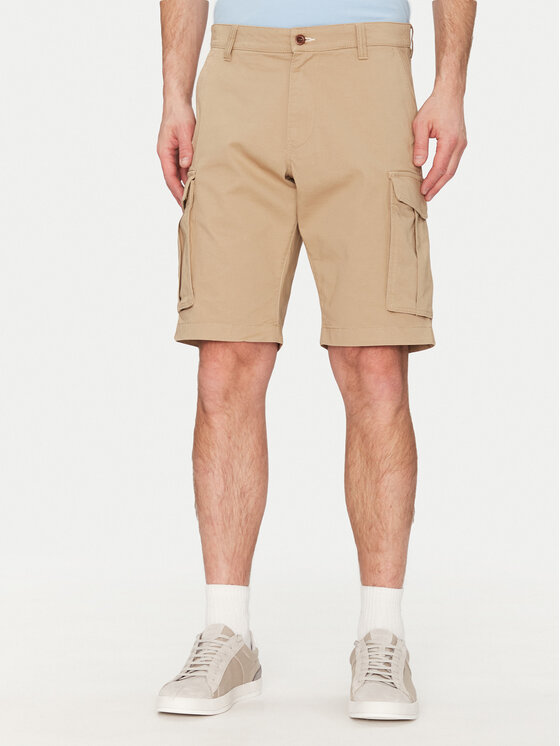 Gant Gant Šortky z materiálu 205069 Béžová Relaxed Fit