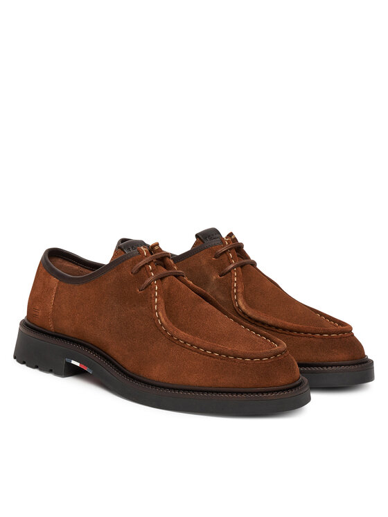Tommy Hilfiger Tommy Hilfiger Polobotky Comfort Lwt Moc Toe FM0FM05589 Hnědá
