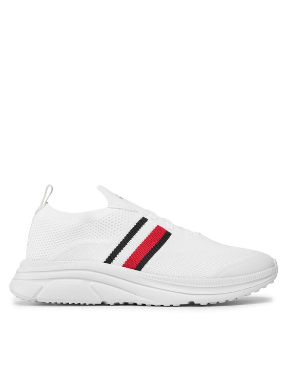 Tommy Hilfiger Tommy Hilfiger Superge Modern Runner Knit Stripes Ess FM0FM04798 Bela