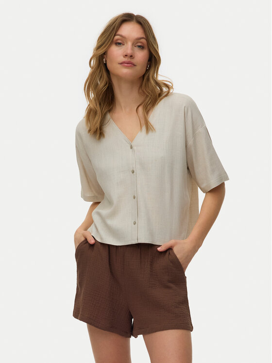 Vero Moda Vero Moda Košile Rosie 10346914 Světle béžová Loose Fit