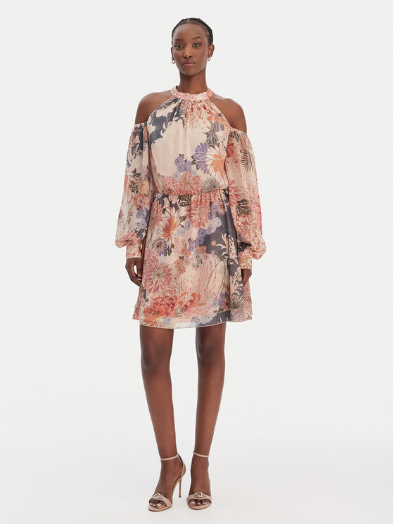 Guess Guess Coctailkleid W6GK05 W1577 Beige Regular Fit