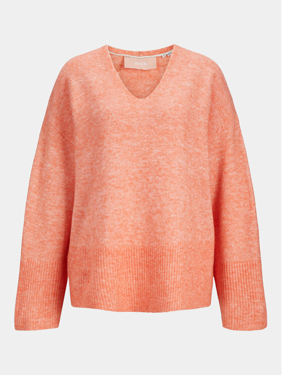 JJXX JJXX Sweter Lica 12246506 Pomarańczowy Regular Fit