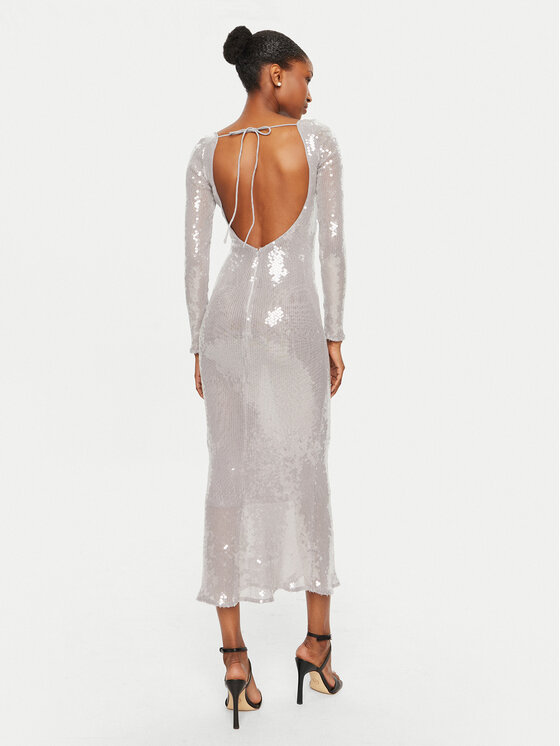BARDOT BARDOT Rochie cocktail Verona 58859DB Argintiu Slim Fit