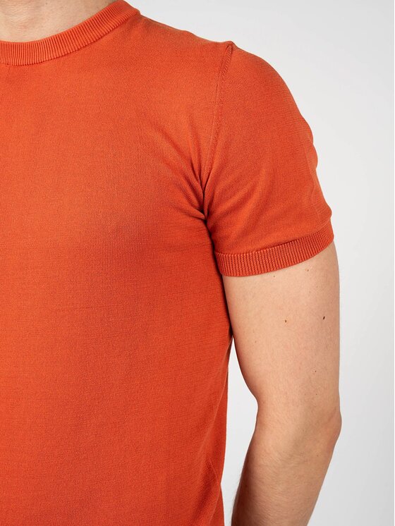 Xagon Xagon T-Shirt P23 081K 1200K Pomarańczowy Regular Fit