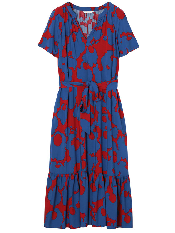Tatuum Tatuum Kleid für den Alltag Mono T2214.196 Blau Regular Fit