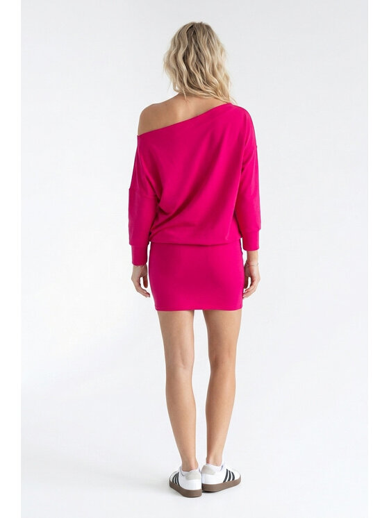FIGL FIGL Každodenní šaty M1345 Světle fialová Loose Fit