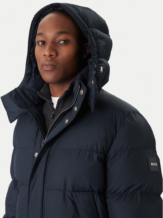 BOSS BOSS Zimné bundy H-Corbinian5 50551599 Tmavomodrá Regular Fit