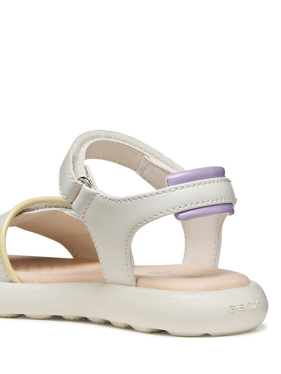 Geox Geox Sandále J Sandal Puffypop Gi J65MSC 05402 C0653 D Biela
