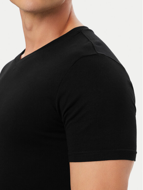 United Colors Of Benetton United Colors Of Benetton T-krekls 3U53J4231 Melns Regular Fit