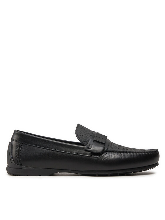Calvin Klein Calvin Klein Mokassins Driver W/ Iconic Plaque Mono HM0HM01500 Schwarz