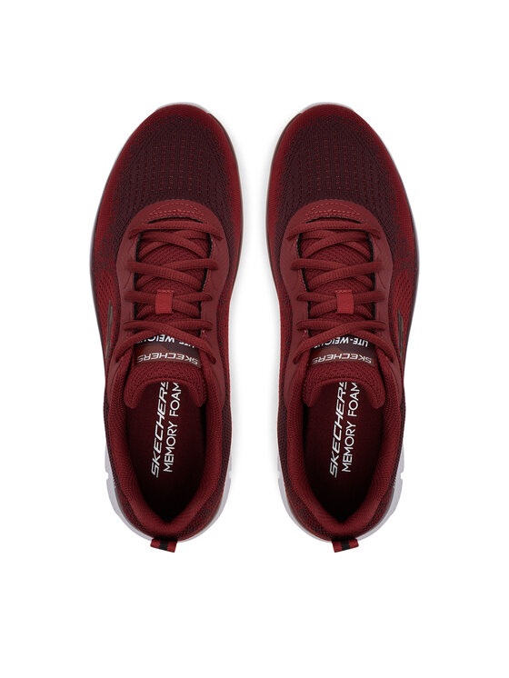 Skechers Skechers Buty na siłownię Track - Glendor 232699/BURG Bordowy