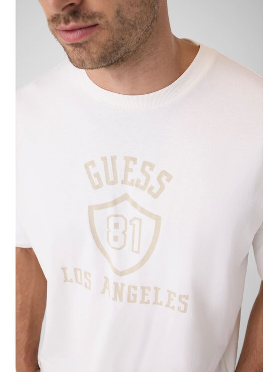 Guess Guess T-Shirt 184035 Bílá Classic Fit