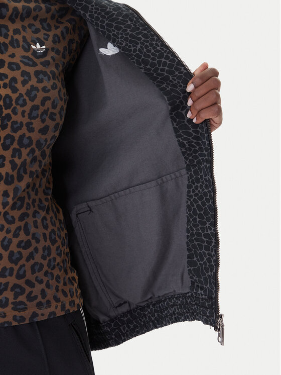 adidas adidas Džinsinė striukė Firebird Aop KD8809 Pilka Oversize