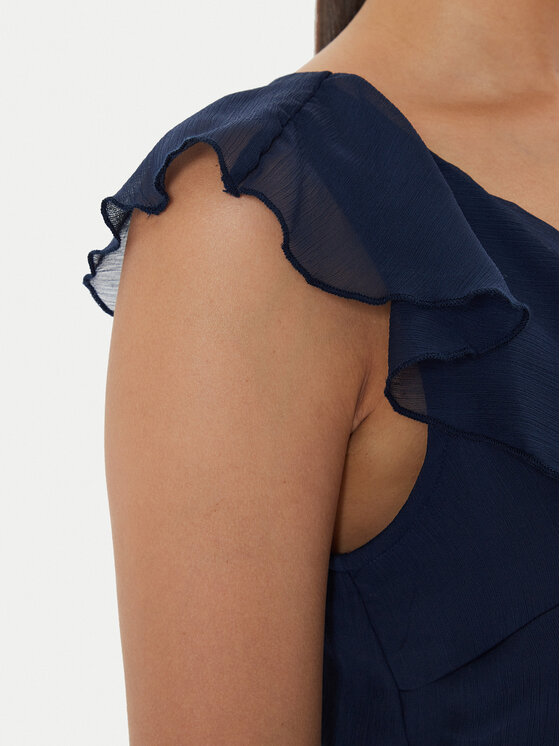 Vila Vila Abendkleid Falia 14097028 Dunkelblau Regular Fit