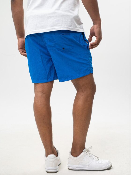 Jigga Wear Jigga Wear Szorty kąpielowe Sportowe Spodenki Kąpielowe Męskie Niebieskie Jigga Wear Patch L Niebieski