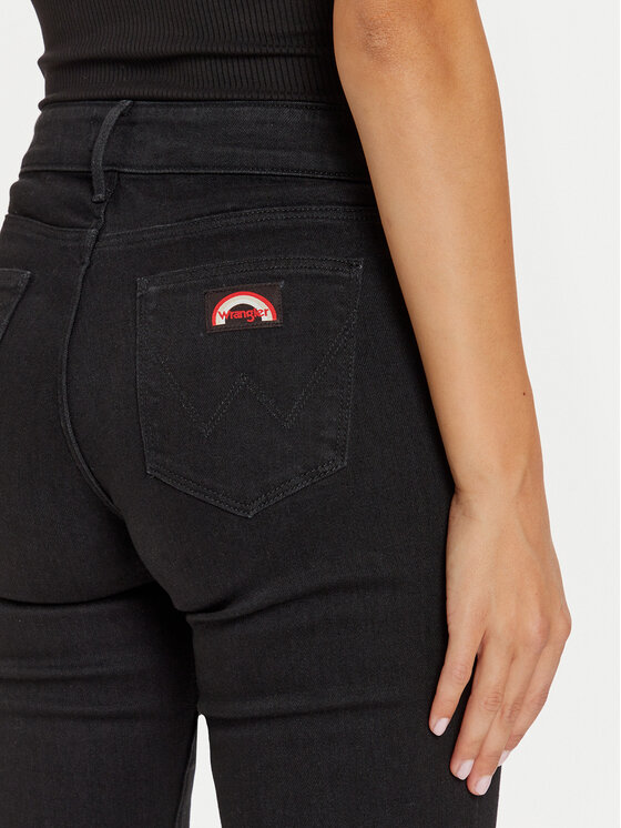 Wrangler Wrangler Τζιν 112127840 Μαύρο Flare Fit