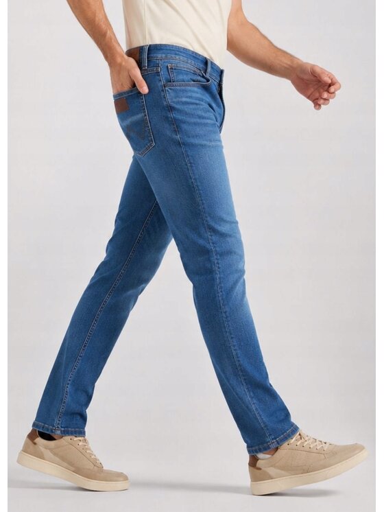 Wrangler Wrangler Jeansy Greensboro Niebieski Regular Fit