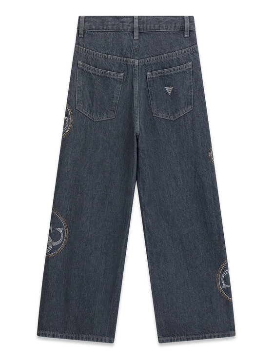 Guess Guess Džinsi J6YA02 D1209 Pelēks Wide Leg