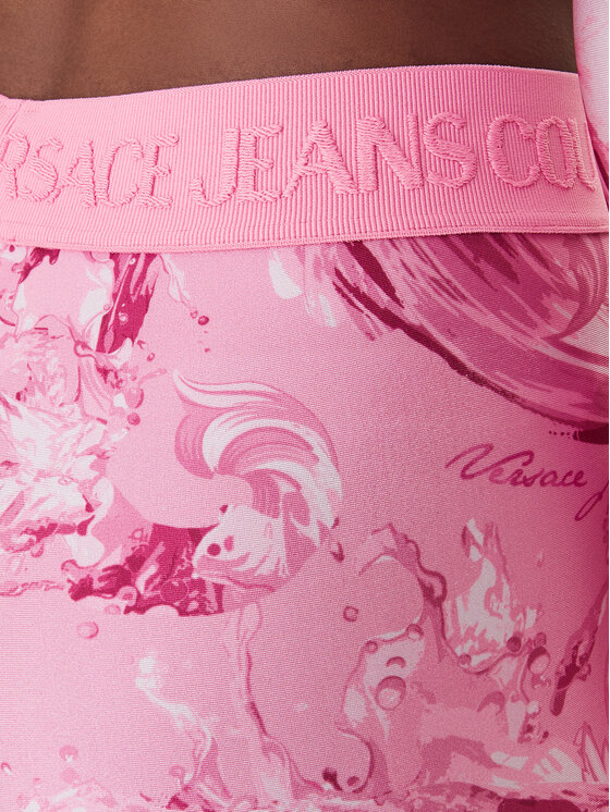 Versace Jeans Couture Versace Jeans Couture Leggings 80HAC101 JS532 Rózsaszín Slim Fit