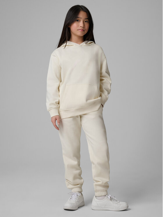 4F 4F Spodnie dresowe BASIC+ Kremowy Regular Fit