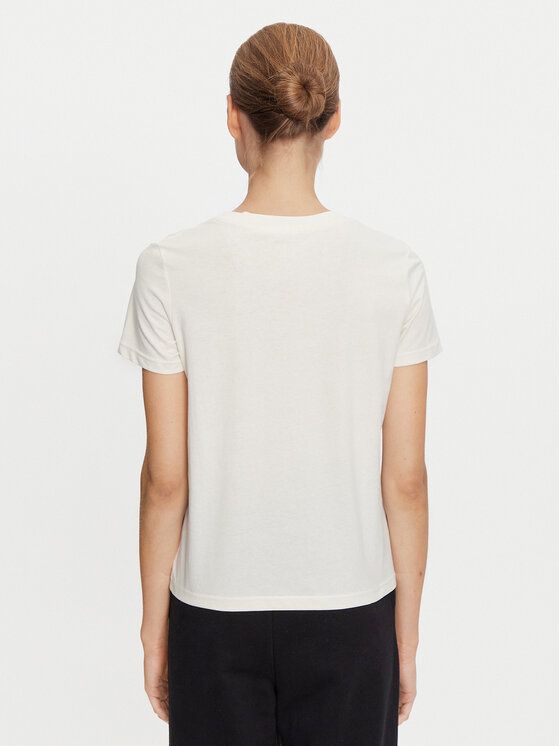 4F 4F T-shirt 4FWAW24TTSHF1650 Écru Regular Fit