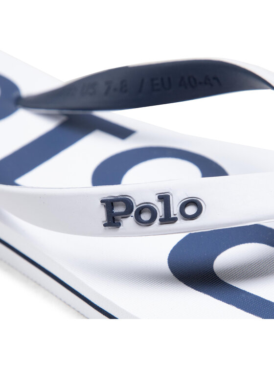 Polo Ralph Lauren Polo Ralph Lauren Šlepetės per pirštą Bolt 816830672002 Balta