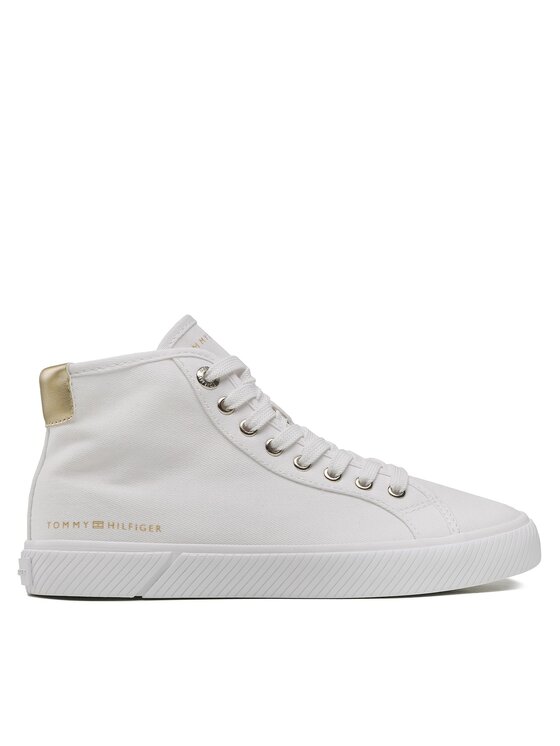 Tommy Hilfiger Snīkeri Essential Highcut Sneaker FW0FW07120 Balts