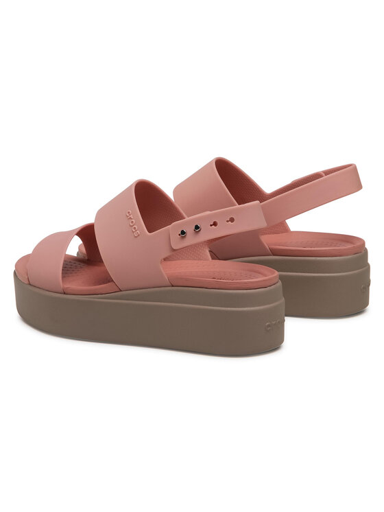 Crocs Crocs Sandales Brooklyn Low Wedge W 206453 Rozā