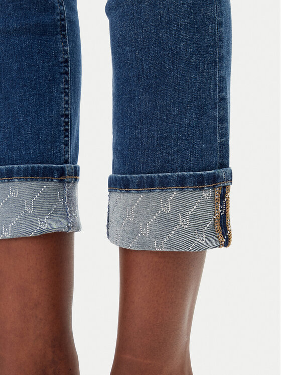 Liu Jo Liu Jo Traperice UA5006 D4615 Plava Skinny Fit