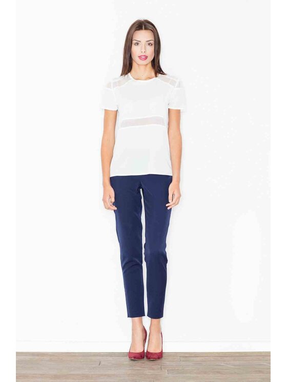 FIGL FIGL Halenka M468 Bílá Regular Fit