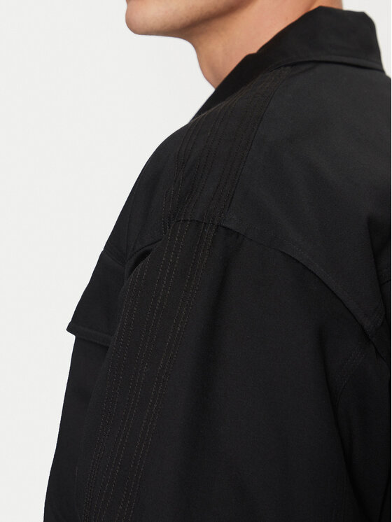 adidas adidas Camicia Premium Essentials Workwear JC9602 Nero Loose Fit
