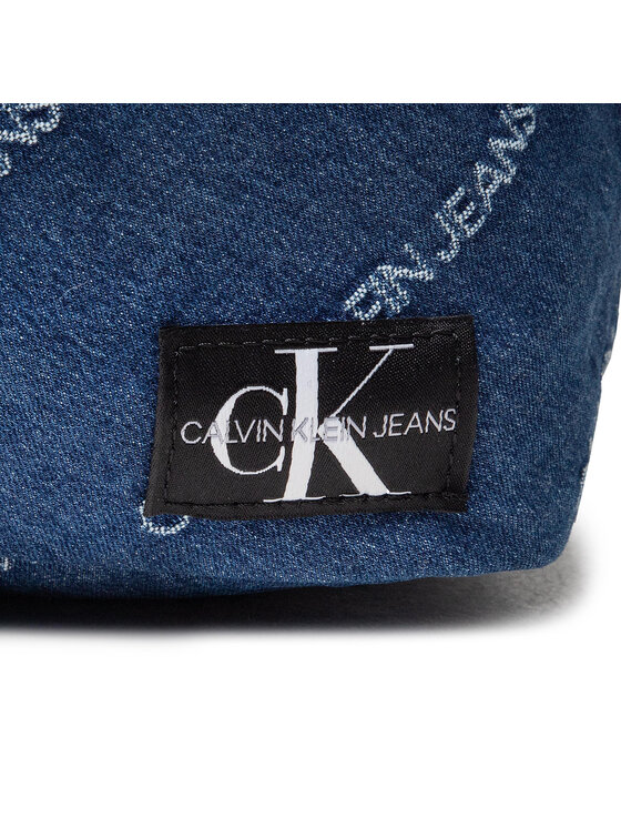 Zaino Denim Logo Jacquard Backpack IU0IU00207 Blu