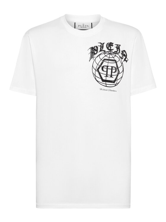PHILIPP PLEIN PHILIPP PLEIN T-shirt 14943 Bianco Regular Fit