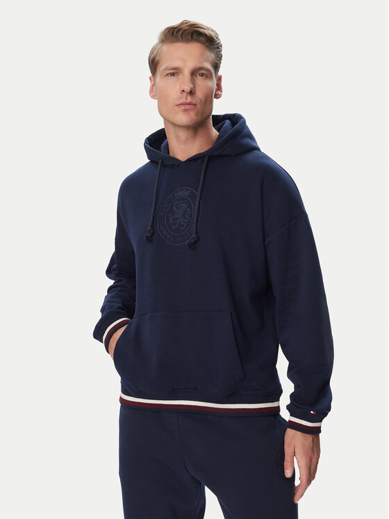 Tommy Hilfiger Tommy Hilfiger Суитшърт UM0UM04057 Тъмносин Regular Fit