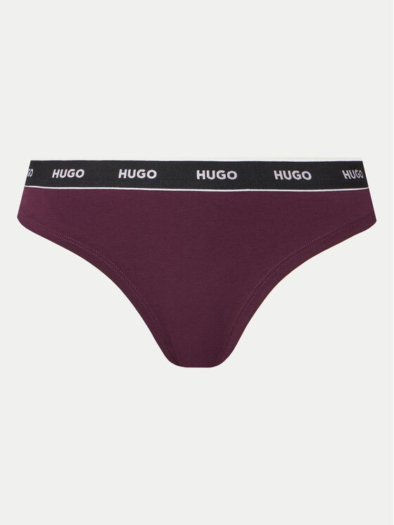 HUGO Hugo Sada 3 kusů string kalhotek 50480150 Barevná