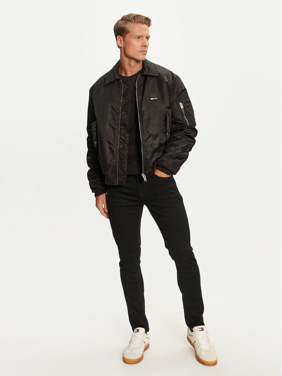 Tommy Jeans Tommy Jeans Farmer Austin DM0DM20708 Fekete Slim Fit