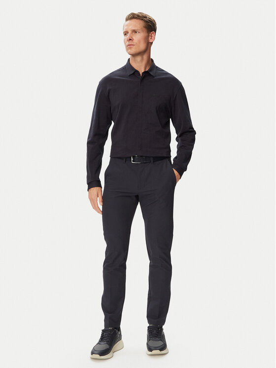 BOSS BOSS Srajca ST_Tour Excurse L 50565837 Mornarsko modra Regular Fit