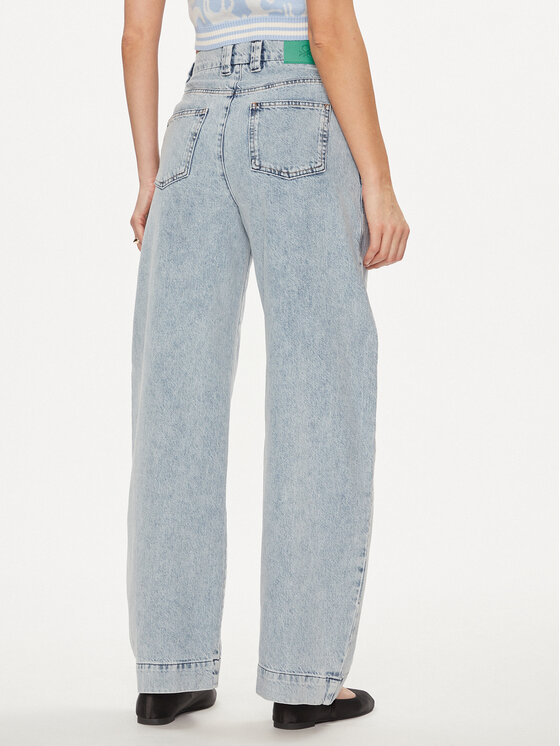United Colors Of Benetton United Colors Of Benetton Jeansy 4VUCDE01M Modrá Relaxed Fit