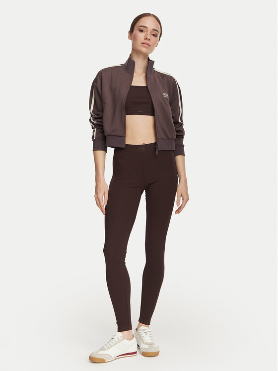 Guess Guess Tamprės V6YB23 K4666 Tamsiai ruda Slim Fit