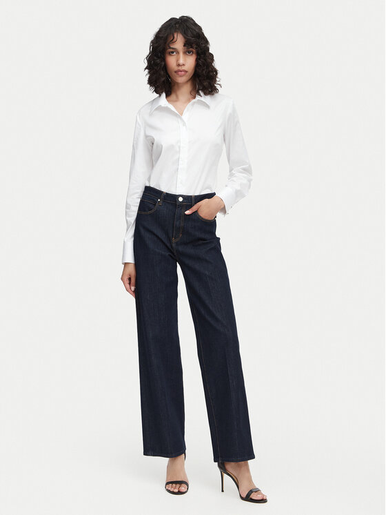 Guess Guess Camicia W6YH10 W2752 Bianco Slim Fit